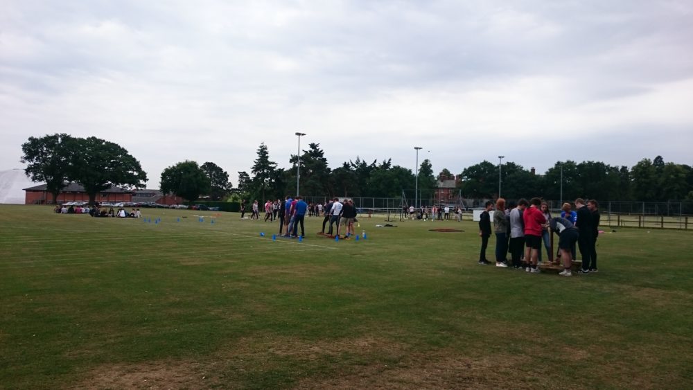 Students working together and communicating in the West Midlands