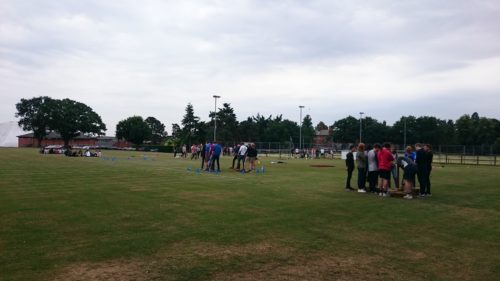 Students working together and communicating in the West Midlands
